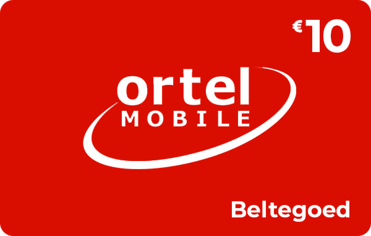Ortel Mobile beltegoed 10 euro