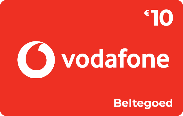Vodafone beltegoed 10 euro