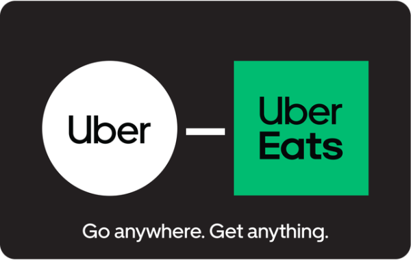 Uber & Uber Eats Cadeaubon
