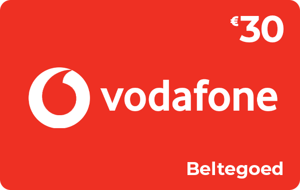 Vodafone beltegoed 30 euro