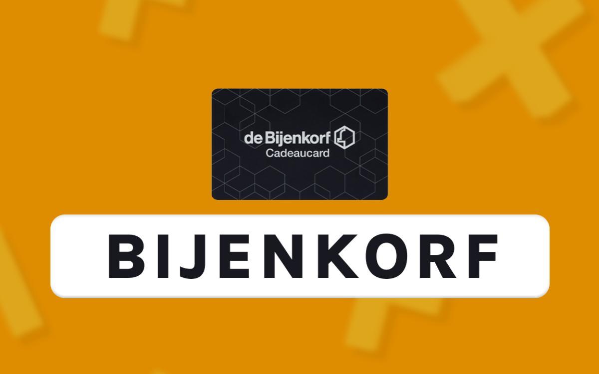 Bespaar Geld met de Bijenkorf Cadeaukaart van Ikwiltegoe