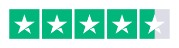 4,7 sterren op Trustpilot